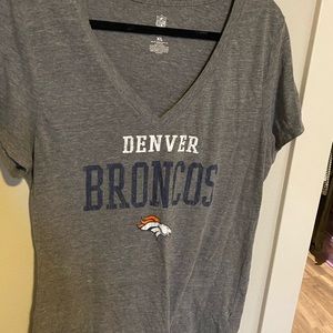 Denver Broncos v-neck tshirt.